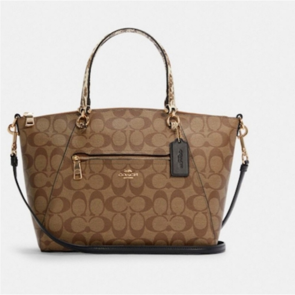Coach Prairie satchel brown bag